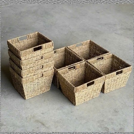 Handicraft : Giỏ Đựng Đồ Làm Từ Sợi Cói và Lục Bình